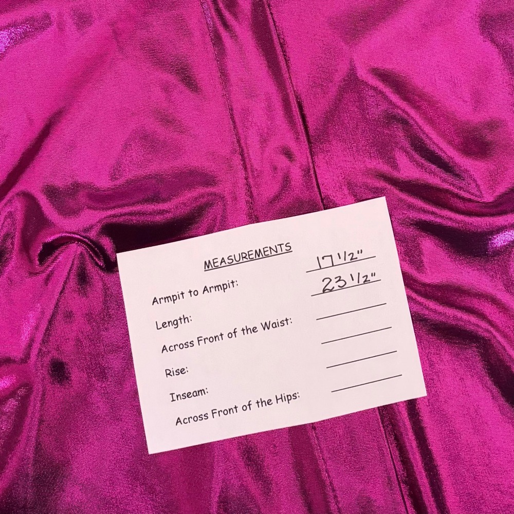 By ANTHROPOLOGIE Magenta Pink Shimmer Shine Lamé Buttondown Top Blouse X-Small - Picture 16 of 16